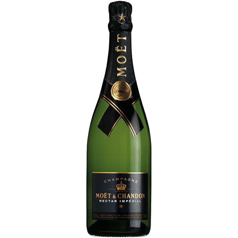 detail Champagne Moët Chandon Nectar Box 0,75l