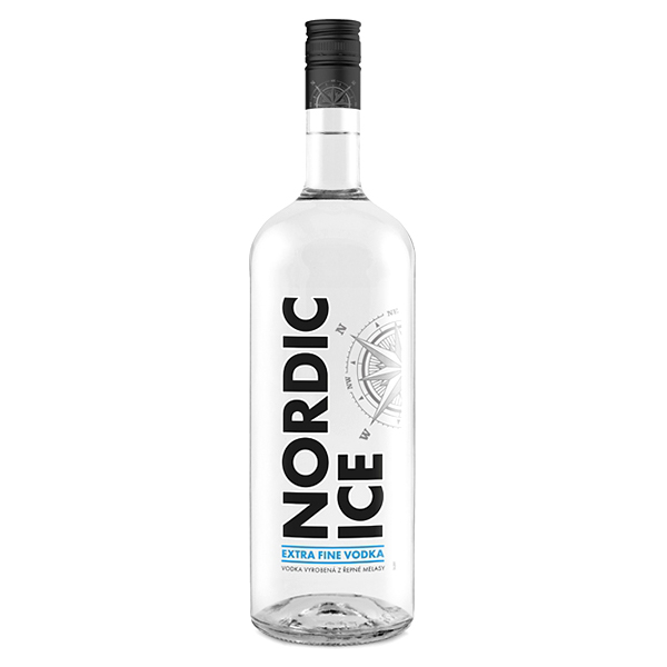 detail Vodka Nordic Ice 37,5% 1l