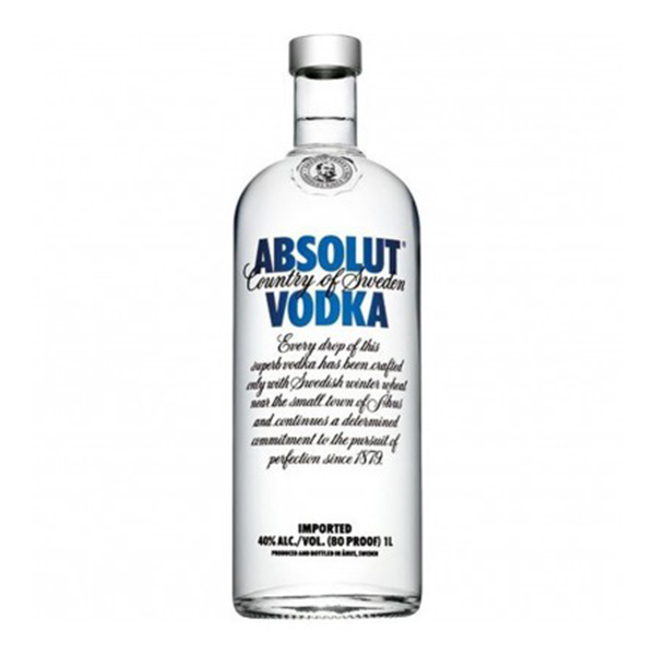 detail Vodka Absolut Blue 40% 1l