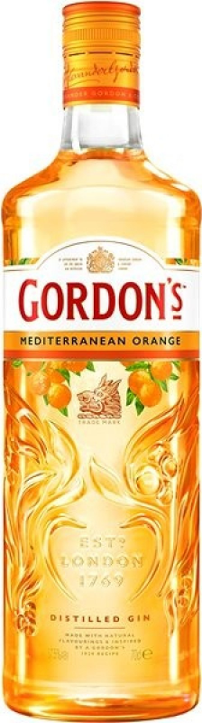 detail Gin Gordons Orange 37,5% 0,7l