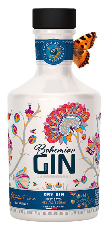 detail Gin Bohemian 45% 0,7l