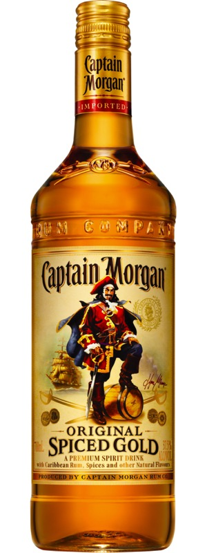 detail Rum Captain Morgan Spiced Gold 35% 1l /Jamajka/