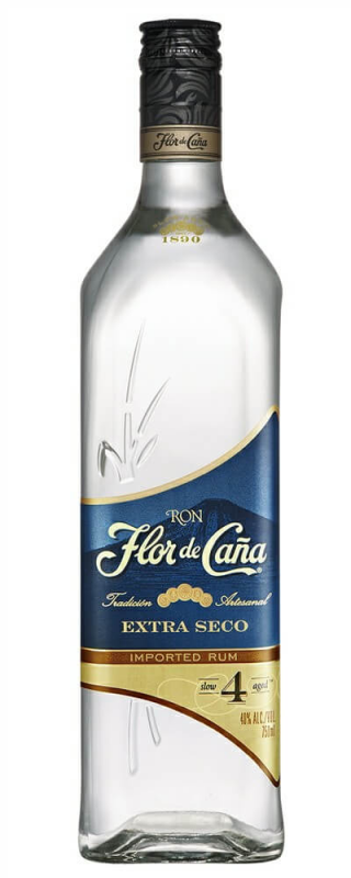 detail Rum Flor de Cana Dry 4yo 40% 1l /Nikaragua/