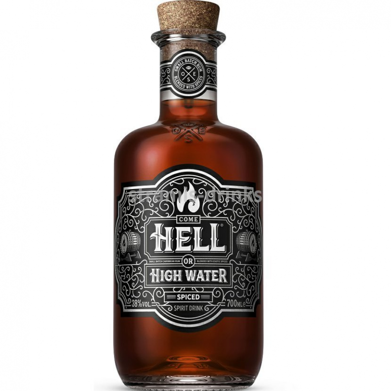 detail Hell or High Water Spiced 38% 0,7l /Panama/