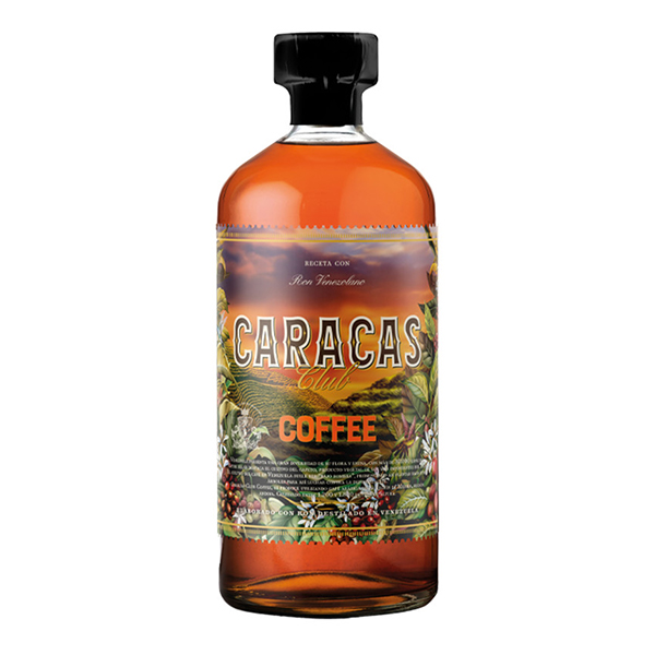 detail Rum Caracas Club Coffee 40% 0,7l