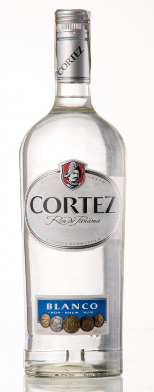 detail Rum Cortez Blanco 1l 40% /Panama/