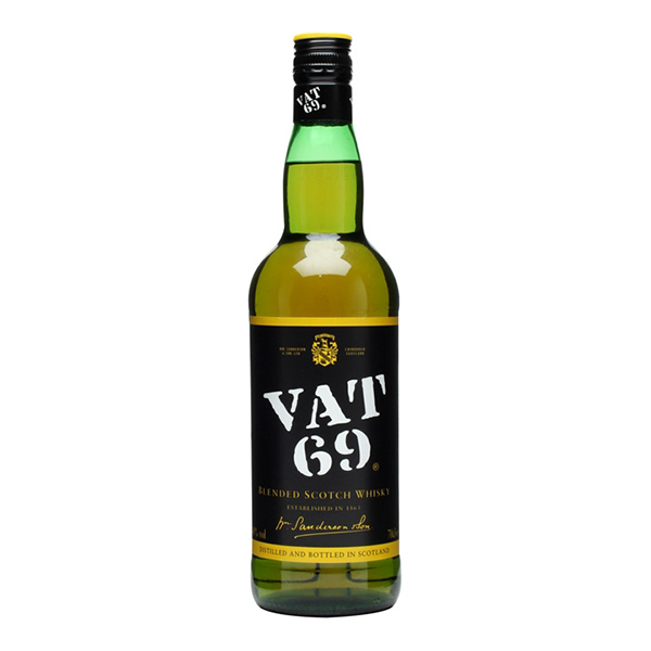 detail Whisky VAT 69 40% 0,7l
