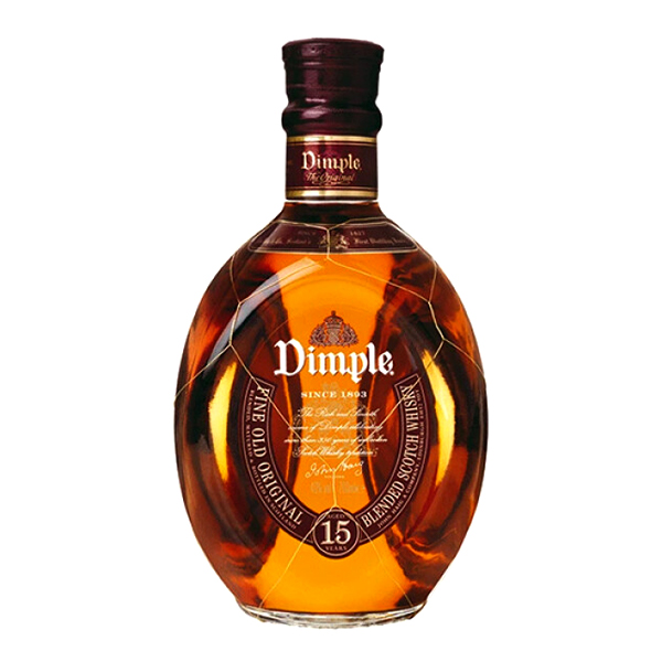 detail Whisky Dimple 15yo 40% 0,75l