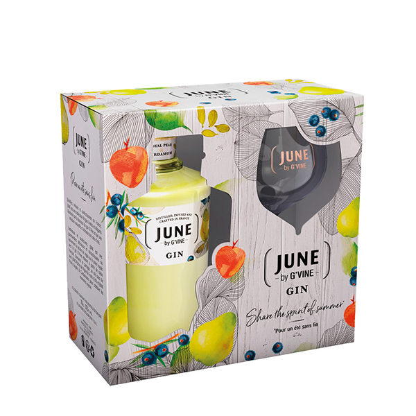 detail Gin June Poire + sklenička 37,5% 0,7l