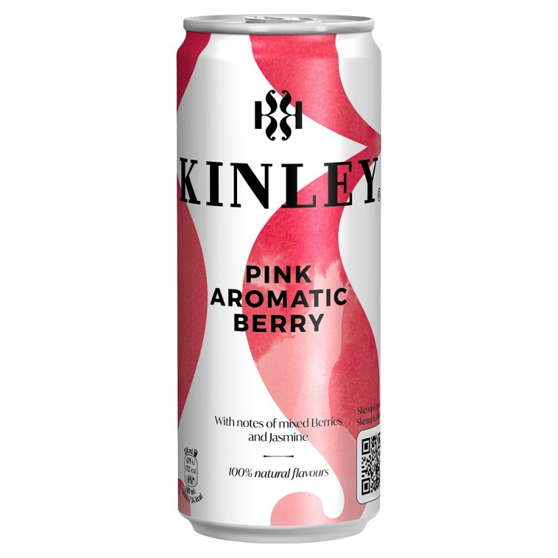 detail Tonic Kinley pink berry 0,33l plech x 4 ks