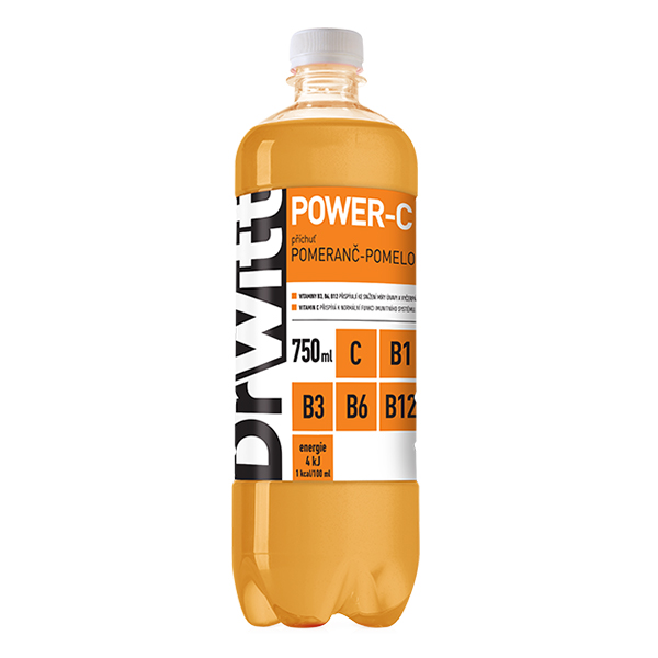 detail Relax DrWitt POWER-C pomeranč-pomelo 0,75l PET x 12 ks
