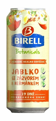 detail Pivo Birell borůvka&brusinka 0,5l plech x 4 ks