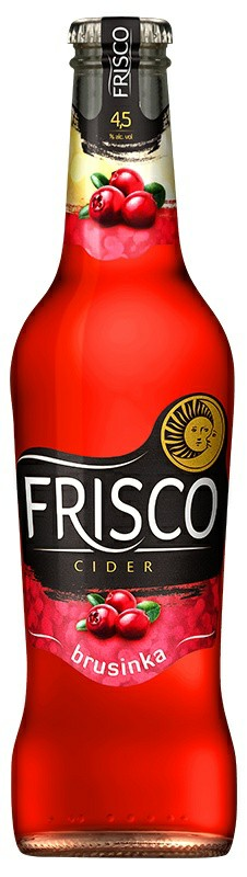 detail Cider Frisco Brusinka 4,5% 0,33l sklo x 12 ks