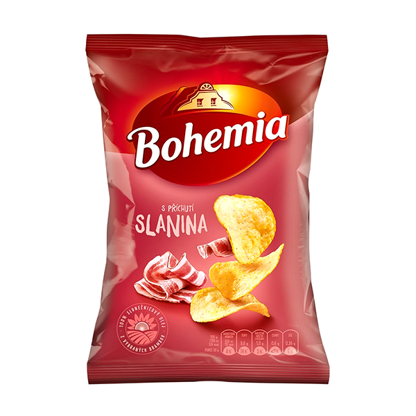 detail Chips Bohemia moravská slanina 60g