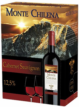 detail Monte Chilena Cabernet 3l bag in box /Španělsko/