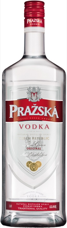 detail Vodka Pražská 37,5% 1l