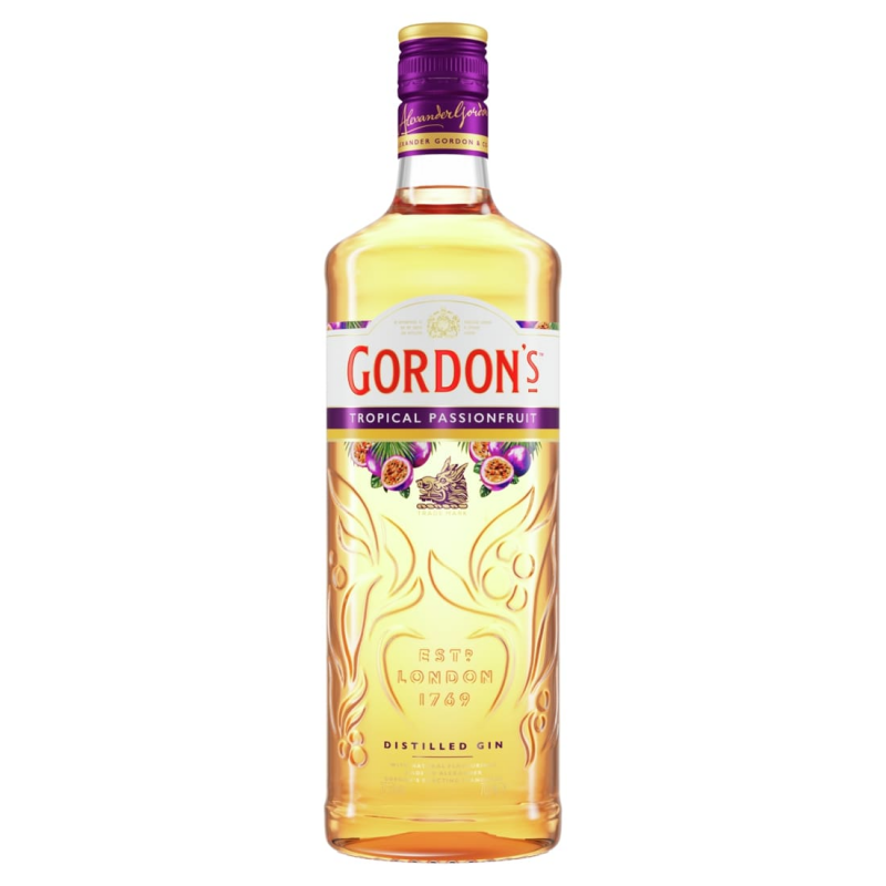 detail Gin Gordons Tropical Passionfruit 37,5% 0,7l