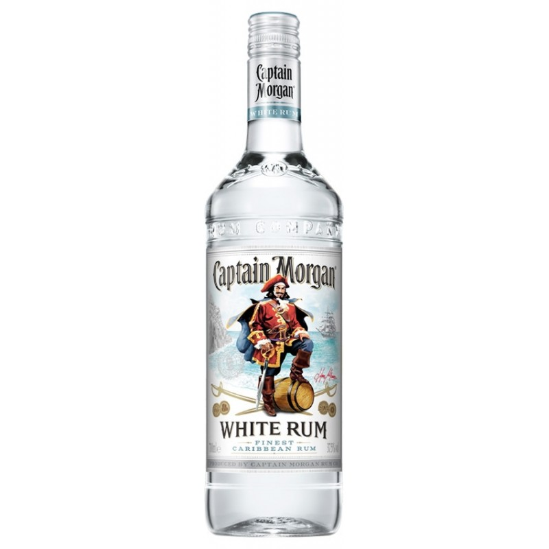 detail Rum Captain Morgan White 37,5% 1l /Jamajka/