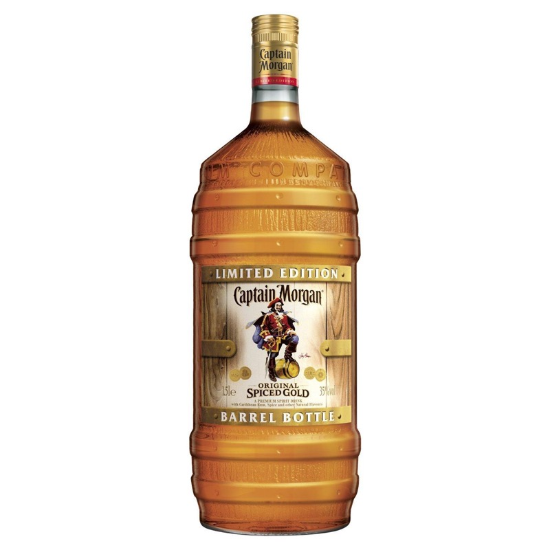 detail Rum Captain Morgan Spiced Gold 35% 1,5l Barrel /Jamajka/