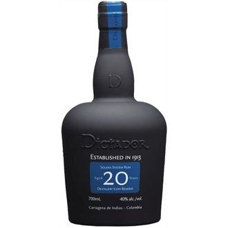 detail Rum Dictador 20yo 40% 0,7l /Kolumbie/