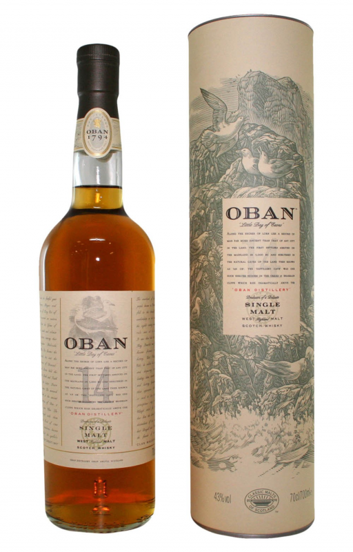 detail Whisky Oban Single Malt 43% 0,7l