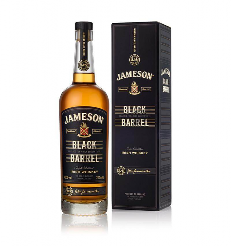 detail Whiskey Jameson Black Barrel 40% 0,7l
