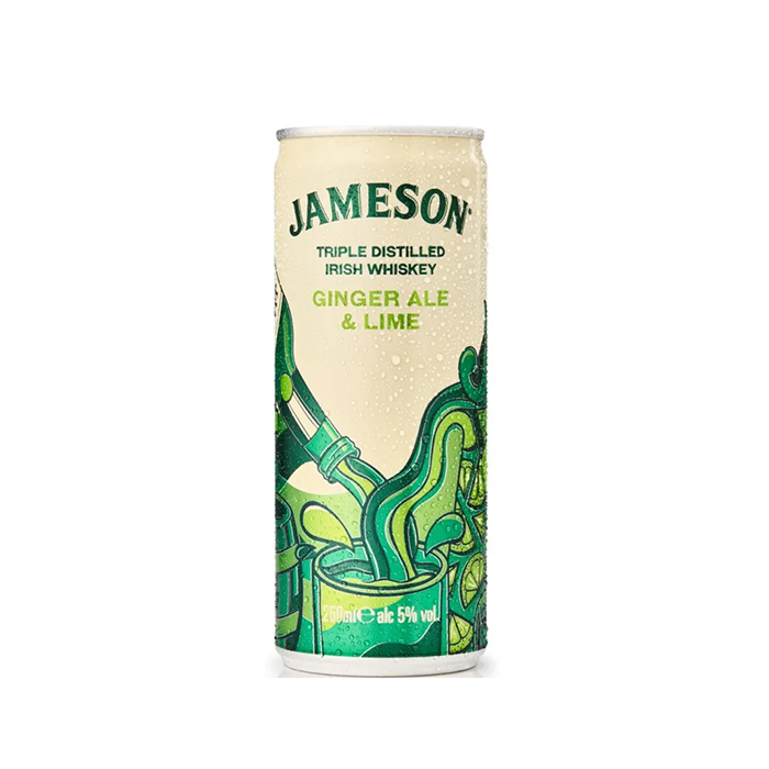 detail Whiskey Jameson Ginger&Lime Premix 5% 0,25l