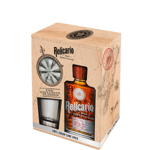Relicario Ron Dominicano 40% 0,7l + 2 skleničky