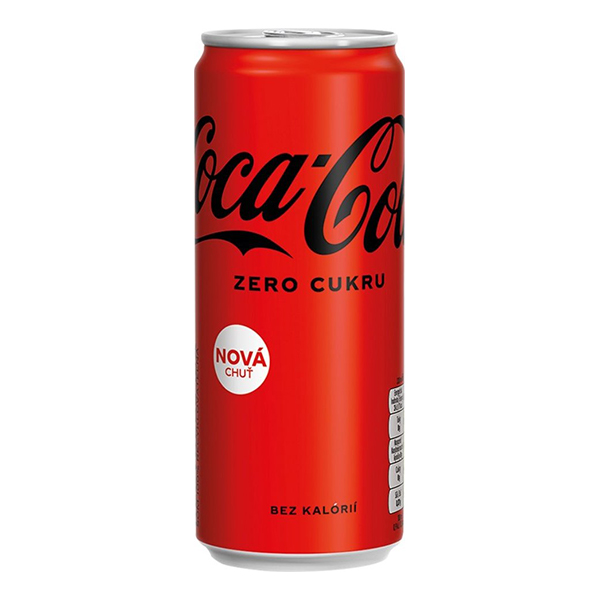 detail Coca Cola Zero 0,33l plech x 24 ks