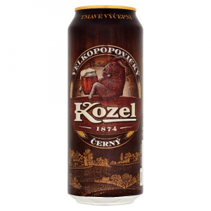 Pivo Kozel Černý 0,5l plech x 24 ks