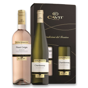 Mastri Chardonnay DOC & Pinot Grigio Rosato IGT 0,75l dárkový set