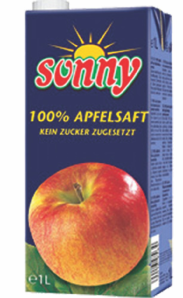 Sonny Apple Juice 100% 1l