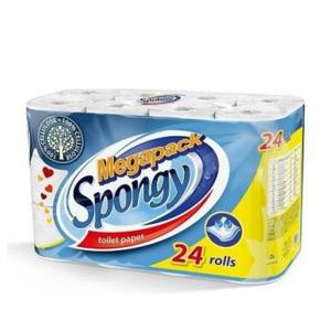 Toaletní papír Spongy 2vrstvý /24 rolí/