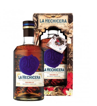 detail Rum La Hechicera 40% 0,7l /Kolumbie/