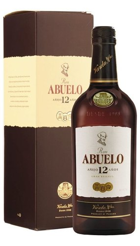 detail Rum Abuelo 12yo 40% 1l /Panama/