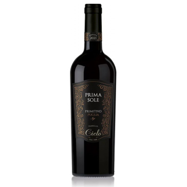 detail Cielo Primasole Primitivo Puglia 1,5l