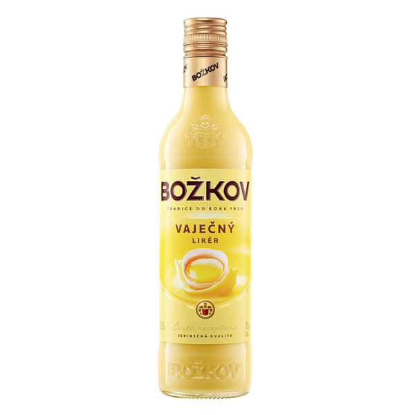 detail Vaječný likér Božkov 15% 0,5l