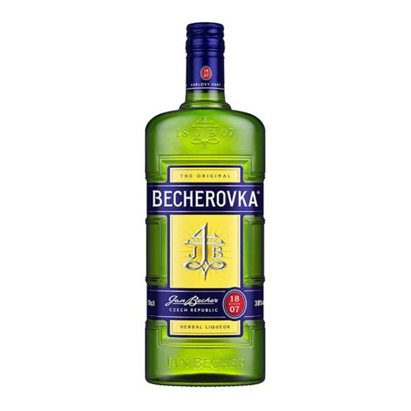 detail Becherovka 38% 0,7l