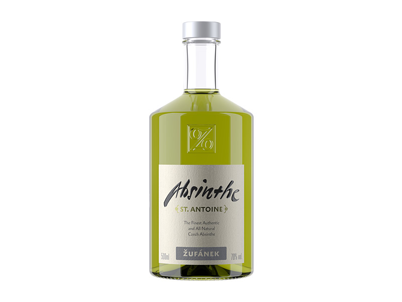 detail Absinthe St. Antoine 70% 0,5l Žufánek