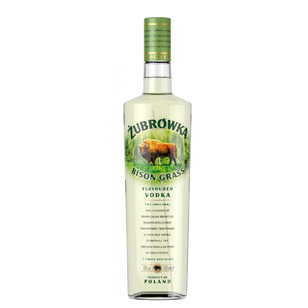 detail Vodka Zubrowka Bison Grass 37,5% 1l