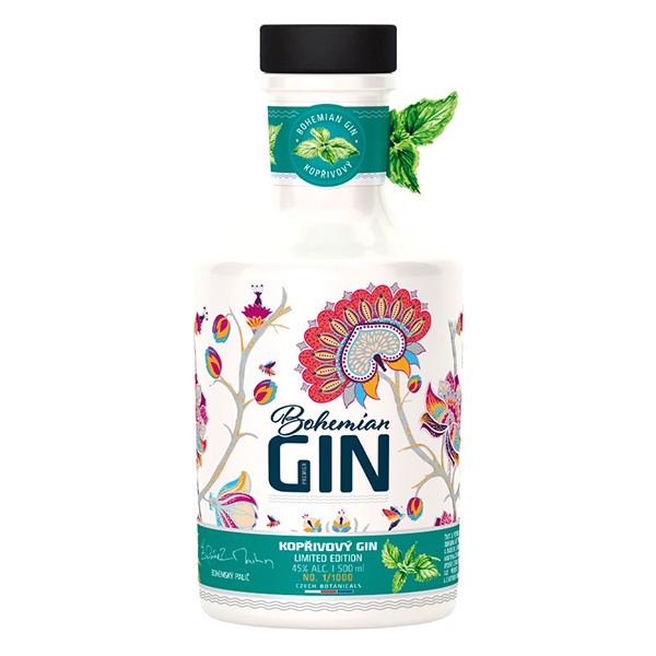 detail Gin Bohemia kopřivový 45% 0,5l