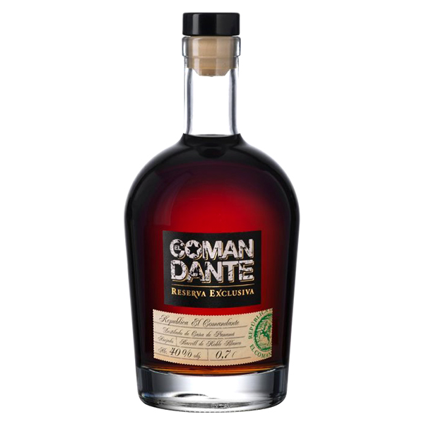 detail Rum El Comandante Reserva Exclusiva 40% 0,7l /Panama/