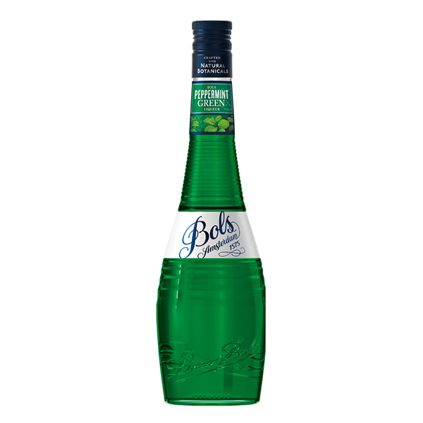 detail Bols Peppermint Green 24% 0,7l