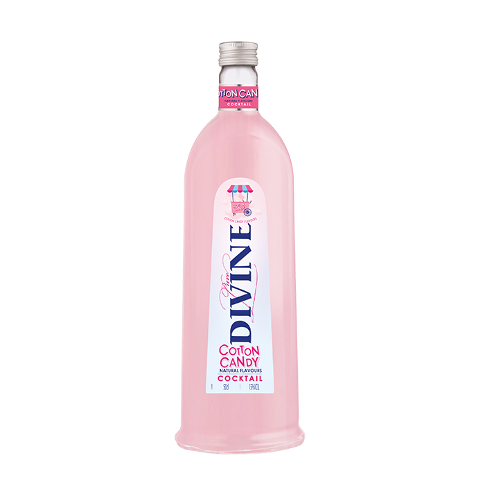detail Vodka Divine Cotton Candy 15% 0,5l