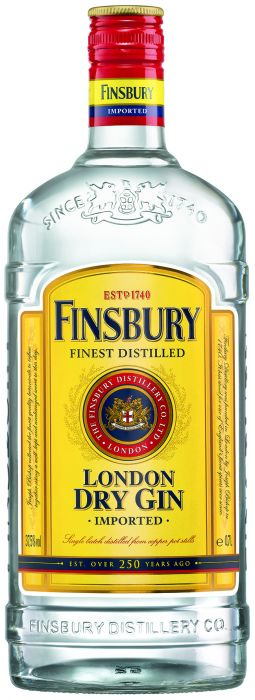 detail Gin Finsbury 37,5% 0,7l