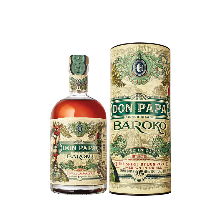 detail Rum Don Papa Baroko Tuba 40% 0,7l