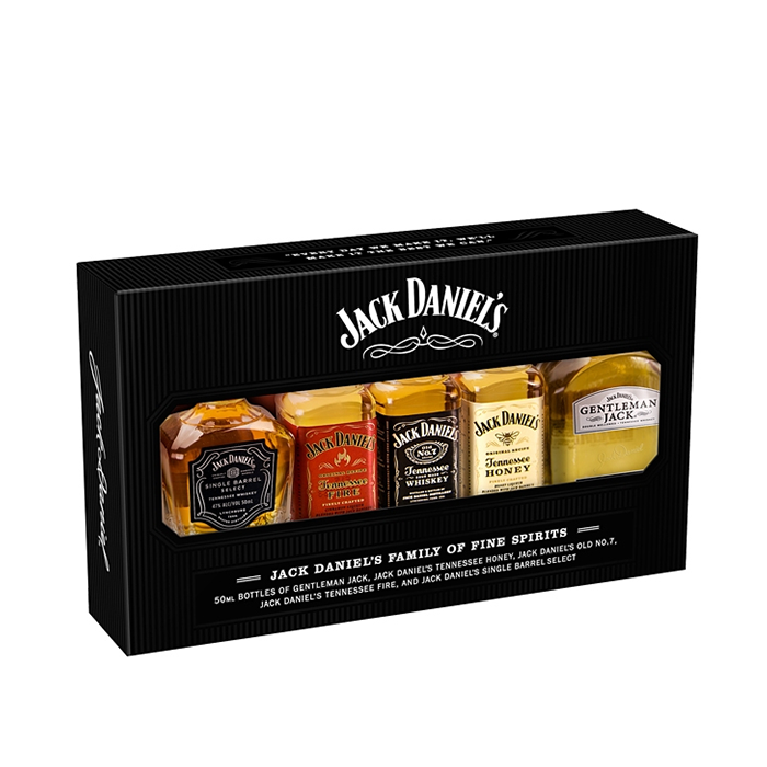 detail Jack Daniel´s Family mini set 39% 5x5cl