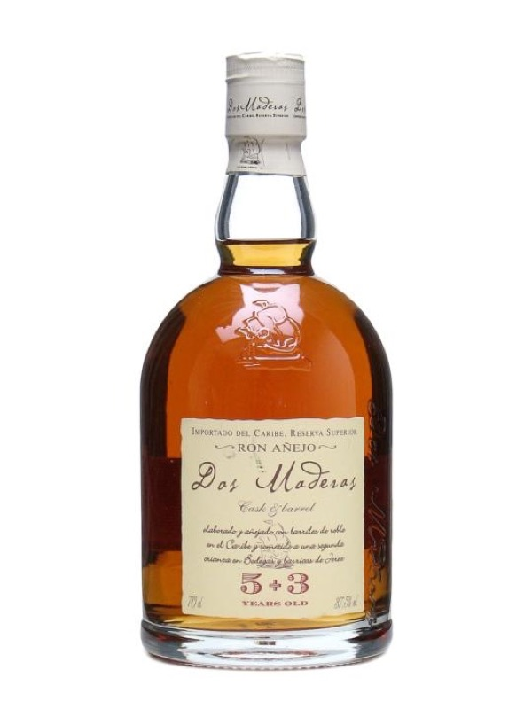 detail Rum Ron dos Maderas 5+3 37,5% 0,7l /Barbados/