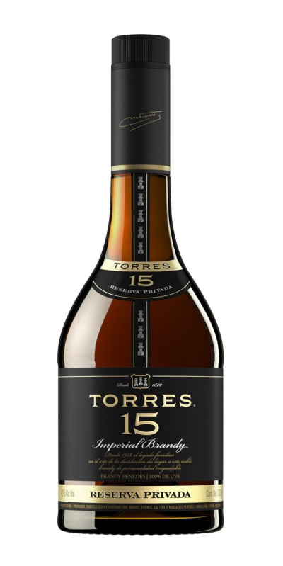 detail Brandy Torres 15yo Reserva 40% 0,7l box