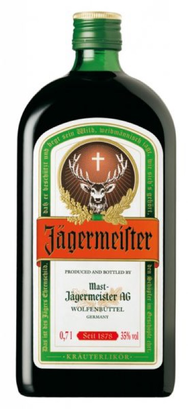 detail Jägermeister 35% 0,7l